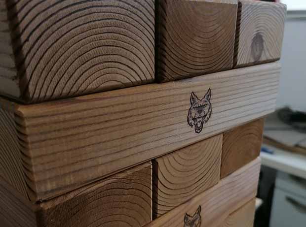 Individuelles Holzspielzeug - XXL-Jenga