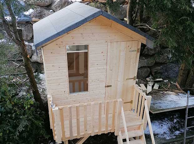 Wir bauen auch Ihr Baumhaus oder Spielhaus für Ihre Kinder